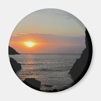 South Devon Hope Cove Autunm Sunset Magneet