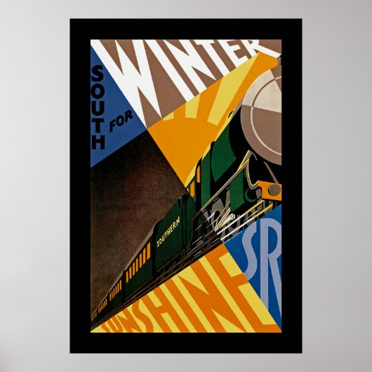 South for Winter Sunshine Poster (Voorkant)