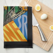 South for Winter Sunshine Theedoek (Quarter Fold)