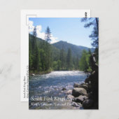 South Fork Kings River, King's Canyon, CA Briefkaa Briefkaart (Voorkant / Achterkant)