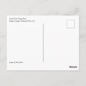 South Fork Kings River, King's Canyon, CA Briefkaa Briefkaart (Achterkant)