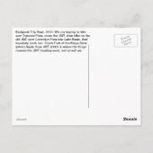 South Fork Kings rivier die de John Muir Trai pass Briefkaart (Achterkant)