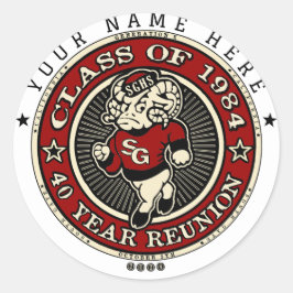 South Gate High School Ramsey Rnd Sticker 6 of 20