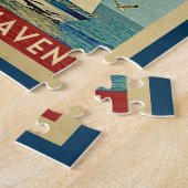 South Haven Jigsaw Puzzle Sailboat Retro Michigan (Côté)