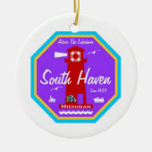 South Haven Keramisch Ornament (Voorkant)