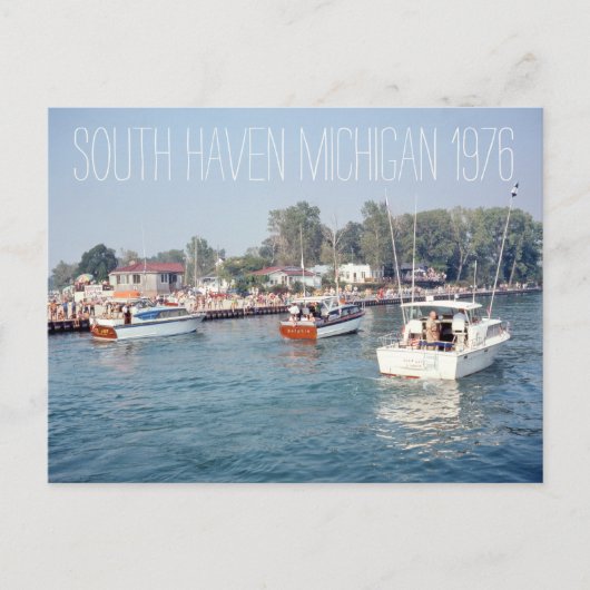 South Haven Michigan, 1976 Briefkaart (Voorkant)