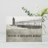 South Haven Michigan Kaart (Staand voorkant)