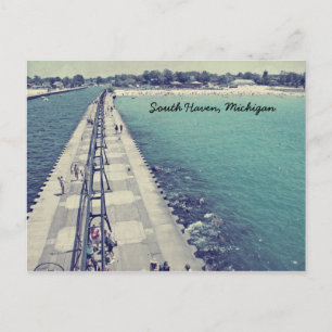 South Haven Michigan Lighthouse Briefkaart