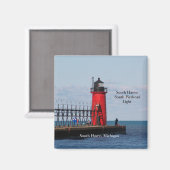 South Haven South Pierhead Light magnet Magneet (Voorkant / Achterkant)