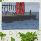 South Haven South Pierhead Lumineuse serviette de  (Plié)