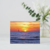 South Haven Sunset Briefkaart (Staand voorkant)