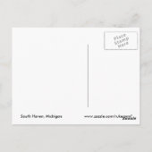 South Haven Sunset Briefkaart (Achterkant)