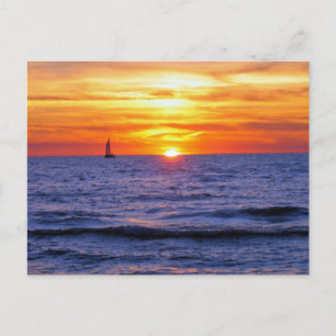 South Haven Sunset Briefkaart