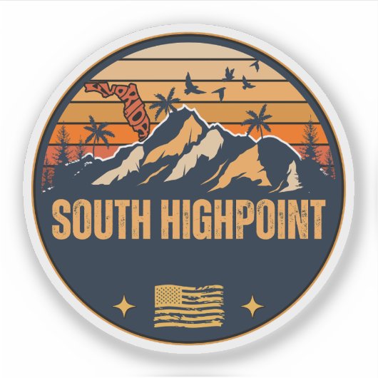 South Highpoint, Florida Sticker (Voorkant)