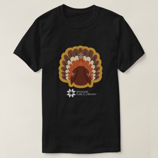 South Hill Turkey Treetops Library T-Shirt (Design devant)