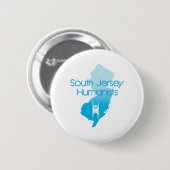 South Jersey Humanists Ronde Button 5,7 Cm (Voorkant /achterkant)