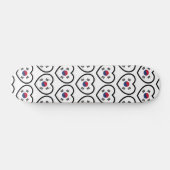 South Korea Flag Heart Skateboard (Horizontaal)
