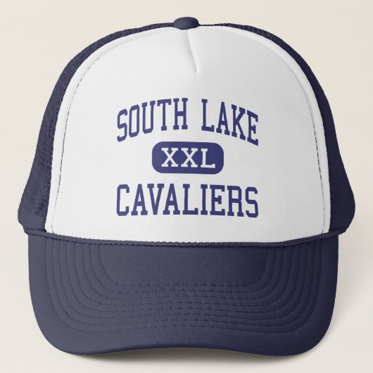 South Lake - Cavaliers - High - Saint Clair Shores Trucker Pet (Voorkant)