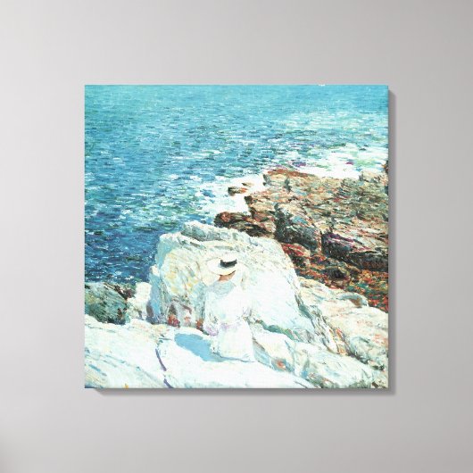 South Ledges, Appledore, ingediend door Frederick Canvas Afdruk (Voorkant)