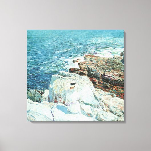 South Ledges, Appledore, ingediend door Frederick  Canvas Afdruk (Voorkant)