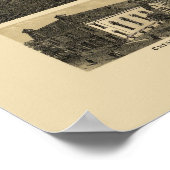 South Manchester, CT Panoramic Map - 1880 Poster (Hoek)