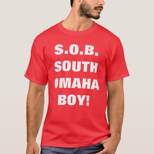 SOUTH OMAHA BOY T-SHIRT (Voorkant)