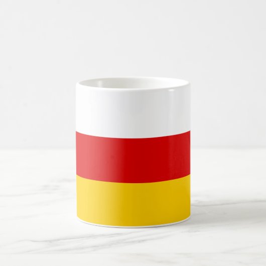 South Ossetia Flag Koffiemok (Center)