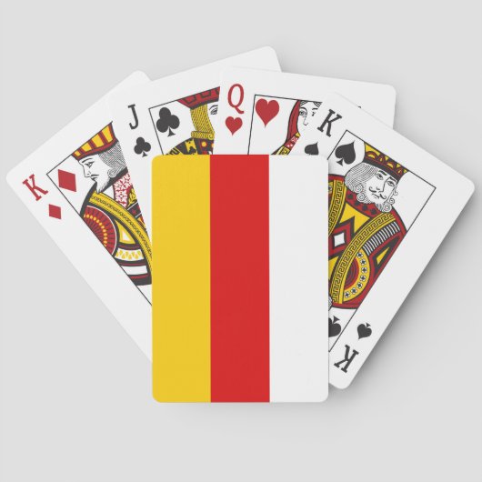 South Ossetia Flag Pokerkaarten (Achterkant)