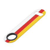 South Ossetia Flag Speed Flessenopener (Voorkant Gekanteld)