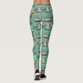 South Pacific Cruise Island Adventure Design Leggings (Achterkant)