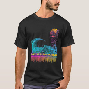 South Padre Island Retro 80s Stijl  Vaporw T-shirt