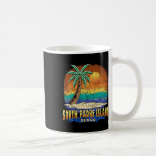South Padre Island Texaanse Vintage in nood Souven Koffiemok
