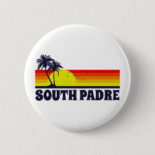 South Padre Island Texas Ronde Button 5,7 Cm