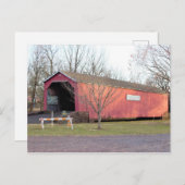 South Perkasie Covered Bridge Briefkaart (Voorkant / Achterkant)