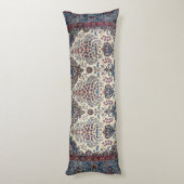 South Persian Rug Blue Tan Pinks  Lichaamskussen (Achterkant (Verticaal))