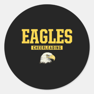 South Pike Eagles Logo Cheerleading Hs Ronde Sticker