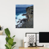 South Point groot eiland Hawaii poster (Thuiskantoor)