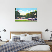 South Point Parking Area Scene Canvas Afdruk (Insitu (Slaapkamer))