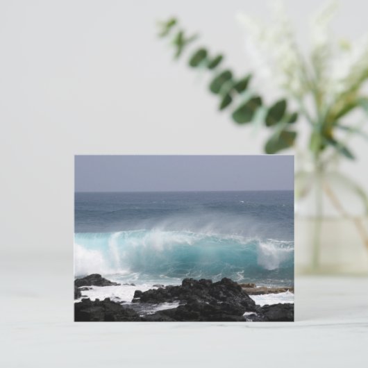 South Point Wave, Hawaii Briefkaart (Staand voorkant)