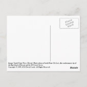 South Point Wave, Hawaii Briefkaart (Achterkant)