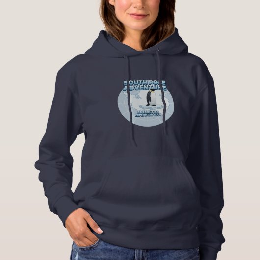 South Pole Adventure Antarctica Expedition Team Hoodie (Voorkant)