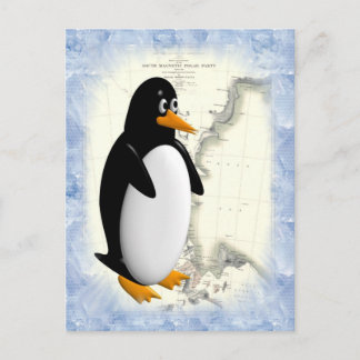 South Pole Penguin Briefkaart