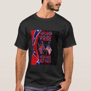 South Pride American Flag Heritage Not Hate T-shirt