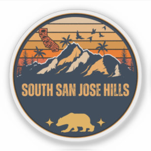 South San Jose Hills, Californië Sticker