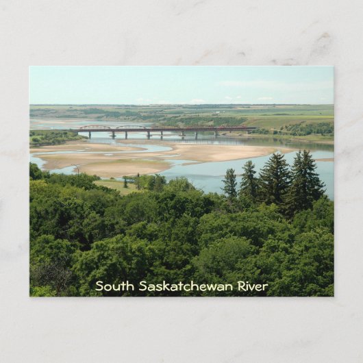 South Saskatchewan Briefkaart (Voorkant)