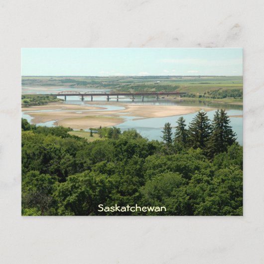 South Saskatchewan Briefkaart (Voorkant)