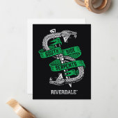 South Side Serpents Graphic Notitiekaartje (Voorkant / Achterkant in situ)