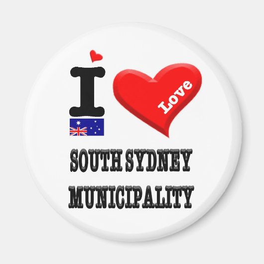 SOUTH SYDNEY MUNICIPALITY - I Love Magneet (Voorkant)