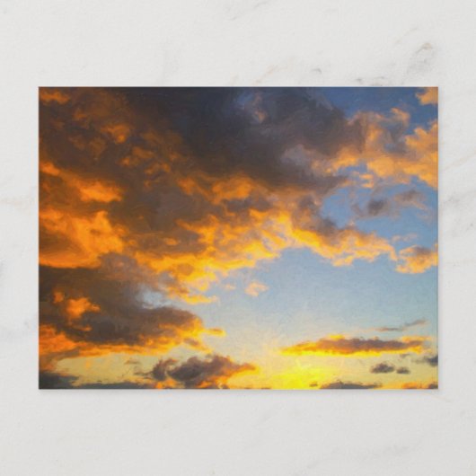 South Texas Plains Sunset Briefkaart (Voorkant)