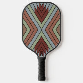 South West American Indian Style Patterned Art Pickleball Paddle (Voorkant)